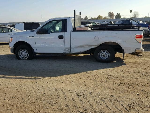 1FTNF1CF8DKE07164 - 2013 FORD F150 WHITE photo 10