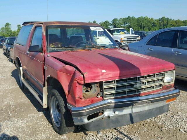 1GNCS18R3H8228224 - 1987 CHEVROLET BLAZER S10 RED photo 1