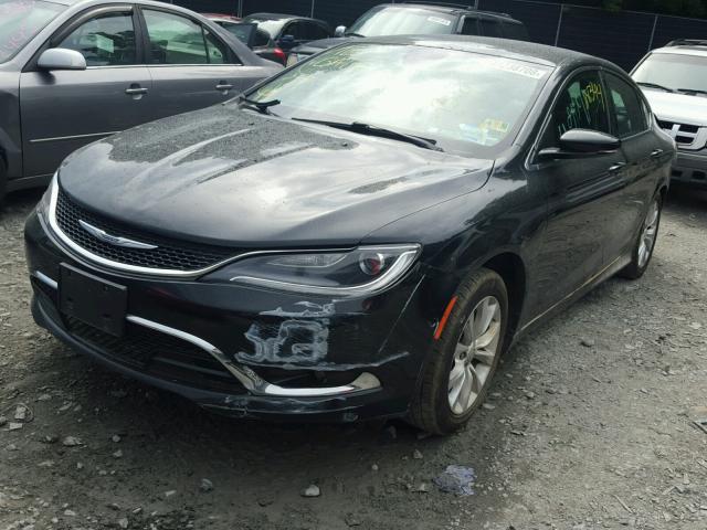 1C3CCCCB3FN520552 - 2015 CHRYSLER 200 C BLACK photo 2