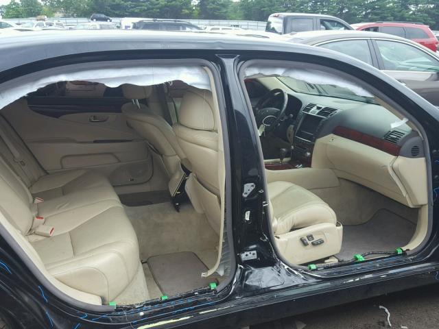 JTHDL5EF5C5004697 - 2012 LEXUS LS 460L BLACK photo 9