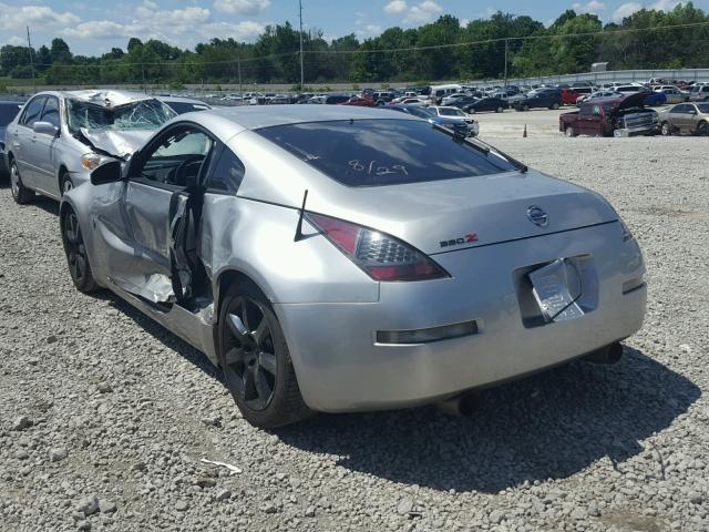 JN1AZ34E43T007766 - 2003 NISSAN 350Z COUPE GRAY photo 3