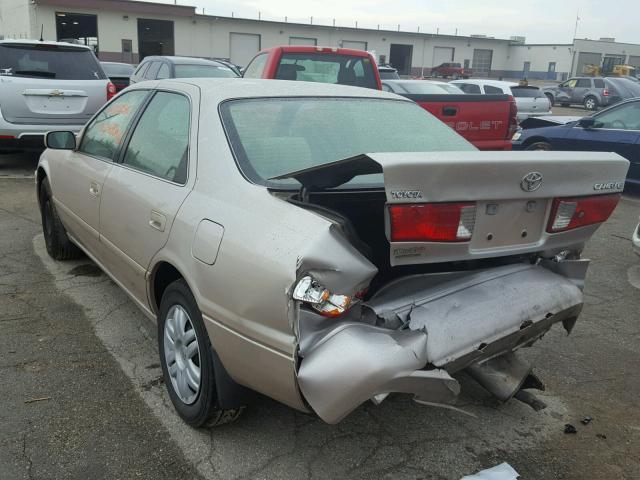 4T1BG22K21U795427 - 2001 TOYOTA CAMRY TAN photo 3