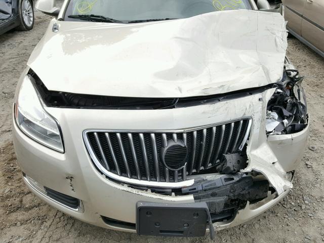 2G4GR5ER8D9224620 - 2013 BUICK REGAL BEIGE photo 7
