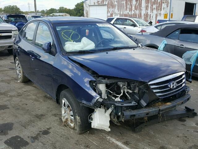 KMHDU4AD0AU180164 - 2010 HYUNDAI ELANTRA BL BLUE photo 1