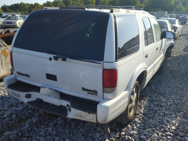 1GHDT13W1X2712864 - 1999 OLDSMOBILE BRAVADA WHITE photo 4