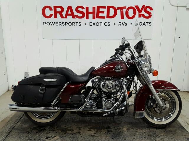 1HD1FR4138Y618662 - 2008 HARLEY-DAVIDSON FLHRC BURGUNDY photo 1