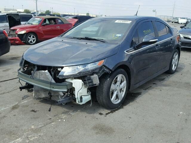 1G1RA6E48DU120414 - 2013 CHEVROLET VOLT GRAY photo 2