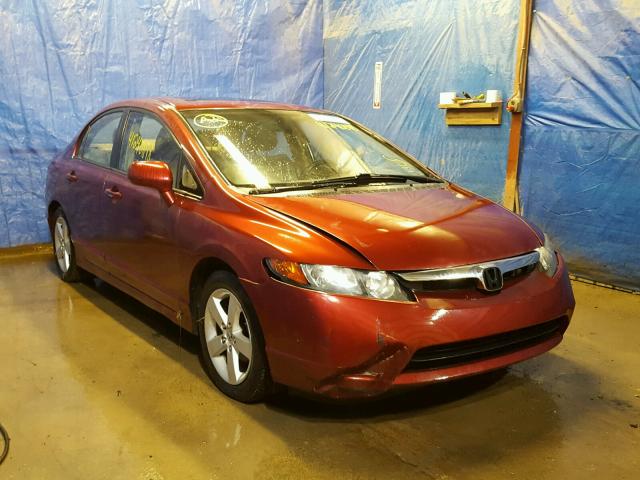 2HGFA16928H523743 - 2008 HONDA CIVIC EXL 红色 照片 1