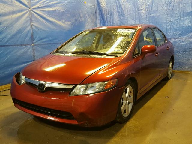 2HGFA16928H523743 - 2008 HONDA CIVIC EXL 红色 照片 2