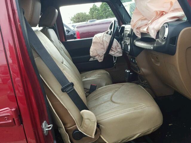 1C4BJWEG4CL128372 - 2012 JEEP WRANGLER U RED photo 5