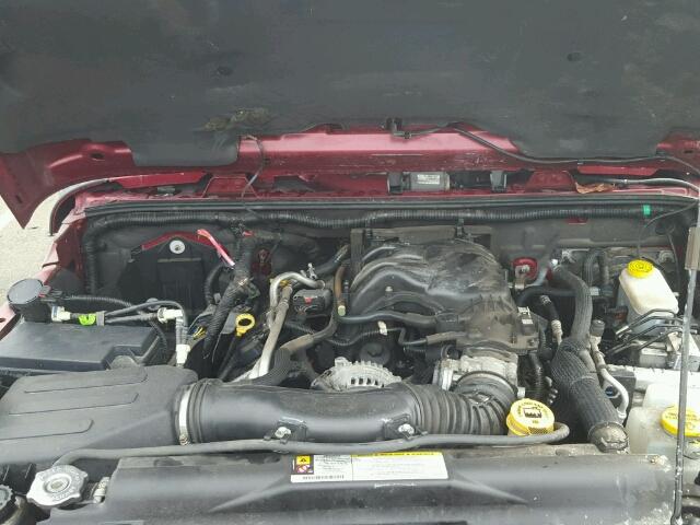 1C4BJWEG4CL128372 - 2012 JEEP WRANGLER U RED photo 7