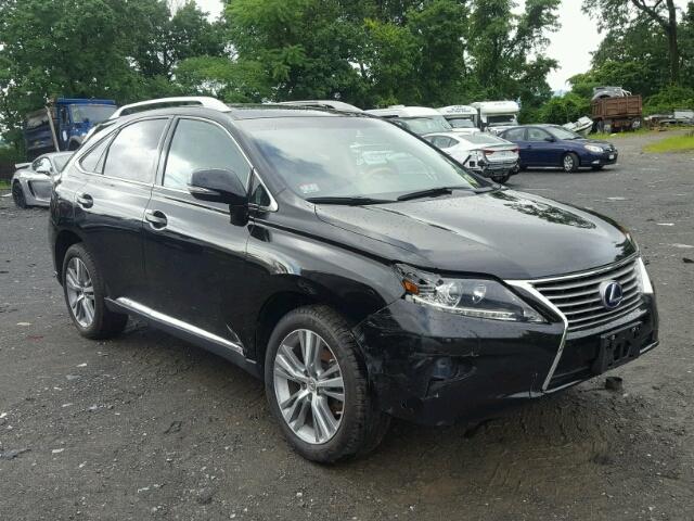 2T2BC1BA8FC007638 - 2015 LEXUS RX 450H BLACK photo 1