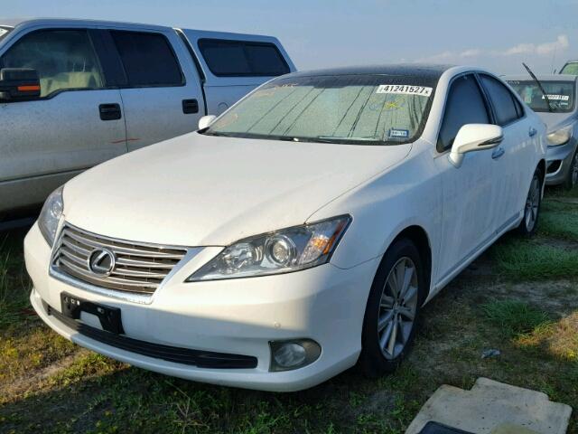 JTHBK1EG9C2498396 - 2012 LEXUS ES WHITE photo 2