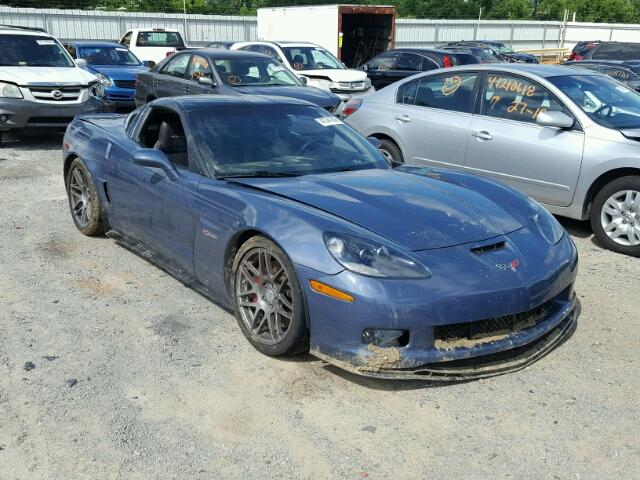 1G1YK2DE8B5104880 - 2011 CHEVROLET CORVETTE Z BLUE photo 1