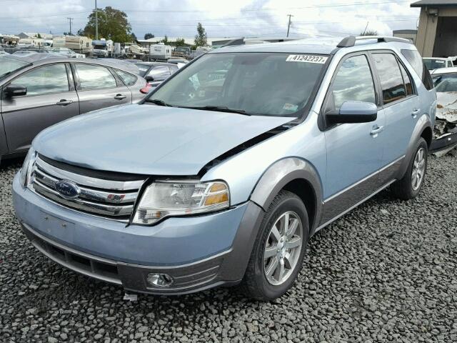 1FMDK02W48GA24152 - 2008 FORD TAURUS X S BLUE photo 2