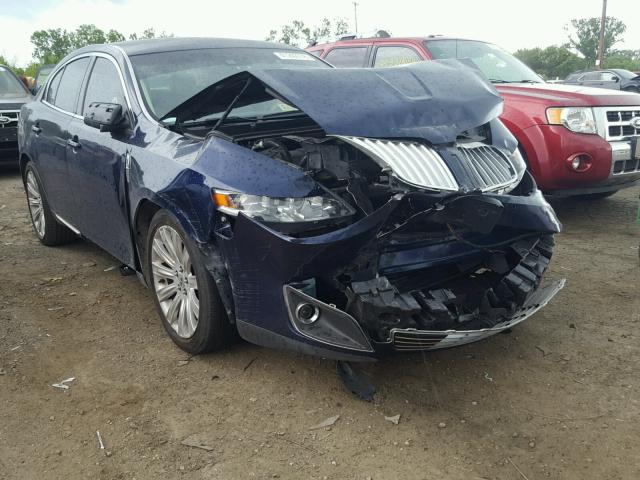 1LNHL9DR9BG607205 - 2011 LINCOLN MKS BLUE photo 1