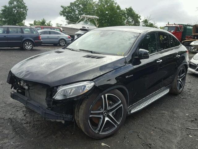 4JGED6EB2HA080653 - 2017 MERCEDES-BENZ GLE COUPE BLACK photo 2