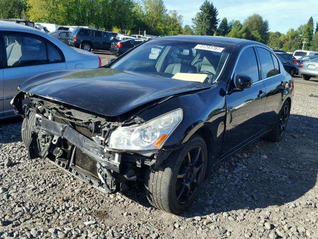 JNKBV61E97M701757 - 2007 INFINITI G35 BLACK photo 2