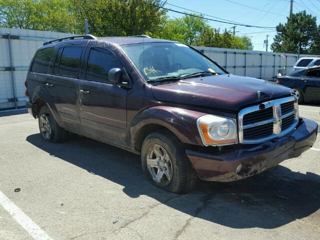 1D4HB48D95F575460 - 2005 DODGE DURANGO SL BURGUNDY photo 1