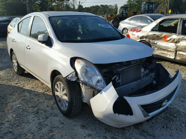 3N1CN7AP0CL891534 - 2012 NISSAN VERSA S WHITE photo 1