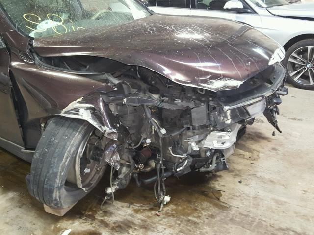 JNKAJ09F78M361575 - 2008 INFINITI EX35 BASE BURGUNDY photo 9