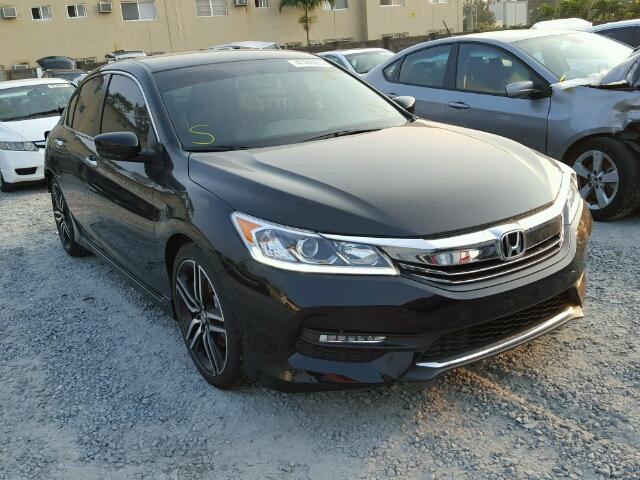 1HGCR2F17HA123011 - 2017 HONDA ACCORD BLACK photo 1