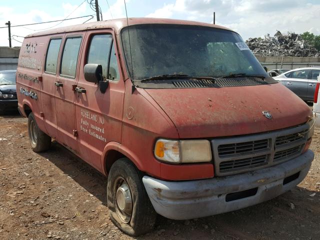 2B7HB21Y6TK127366 - 1996 DODGE RAM VAN B2 RED photo 1