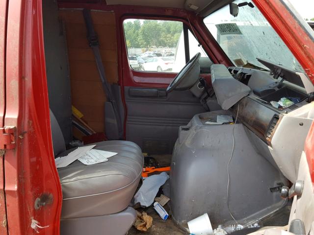 2B7HB21Y6TK127366 - 1996 DODGE RAM VAN B2 RED photo 5