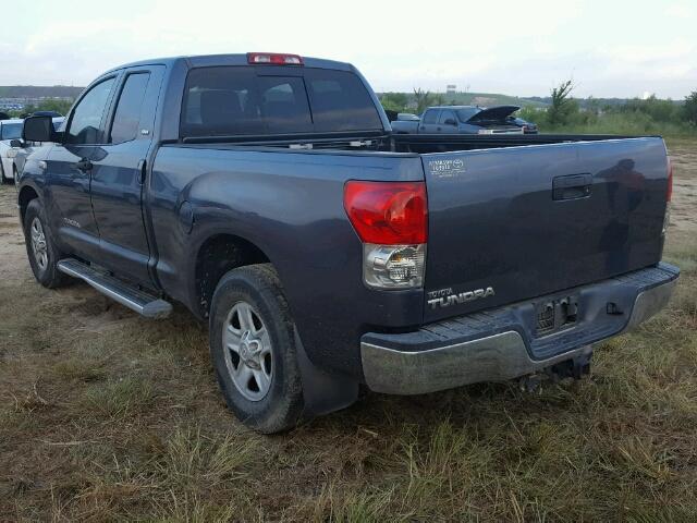 5TFRV54128X053343 - 2008 TOYOTA TUNDRA DOU BLUE photo 3