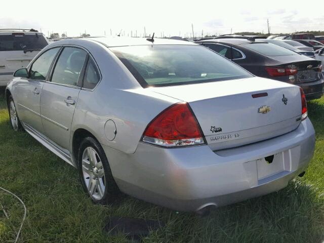 2G1WG5E30D1157021 - 2013 CHEVROLET IMPALA SILVER photo 3