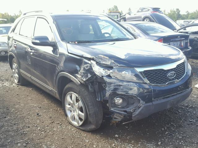 5XYKT3A64DG314707 - 2013 KIA SORENTO BLUE photo 1