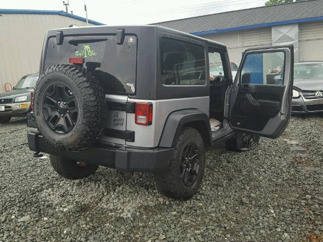 1C4AJWAG4FL530575 - 2015 JEEP WRANGLER S Gümüş foto 4