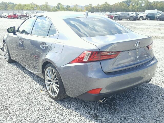 JTHBA1D24G5005415 - 2016 LEXUS IS 200T GRAY photo 3