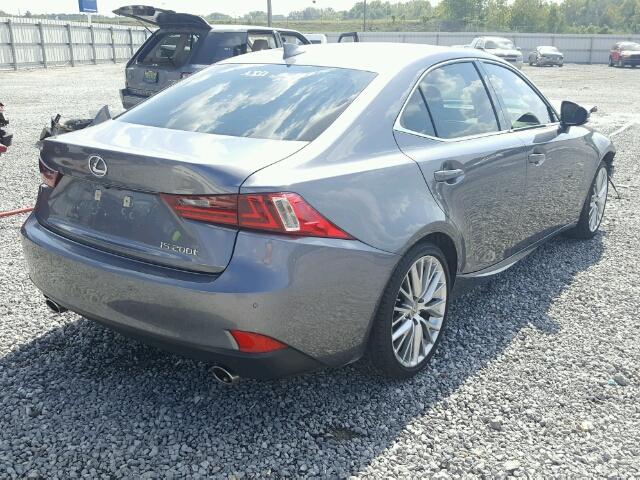 JTHBA1D24G5005415 - 2016 LEXUS IS 200T GRAY photo 4