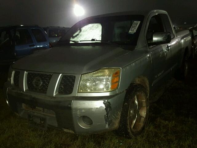 1N6AA06A25N516711 - 2005 NISSAN TITAN XE SILVER photo 2