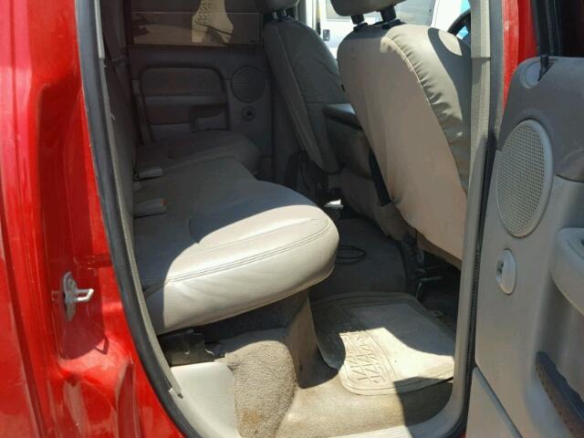 3D7KU28C54G209619 - 2004 DODGE RAM 2500 S RED photo 6