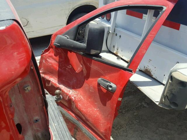 3D7KU28C54G209619 - 2004 DODGE RAM 2500 S RED photo 9