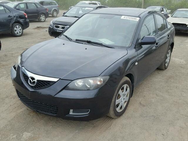 JM1BK32F581173363 - 2008 MAZDA 3 I BLACK photo 2