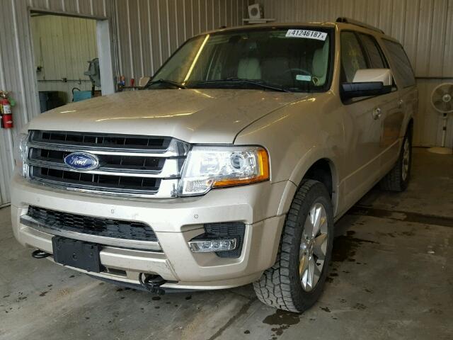 1FMJK2AT6HEA57459 - 2017 FORD EXPEDITION TAN photo 2