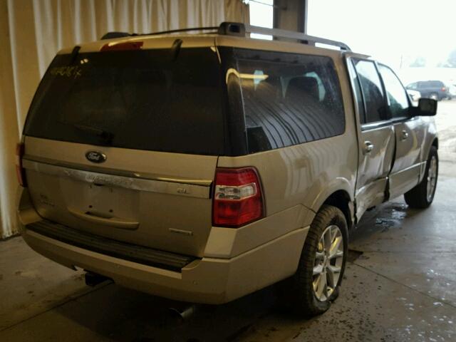 1FMJK2AT6HEA57459 - 2017 FORD EXPEDITION TAN photo 4