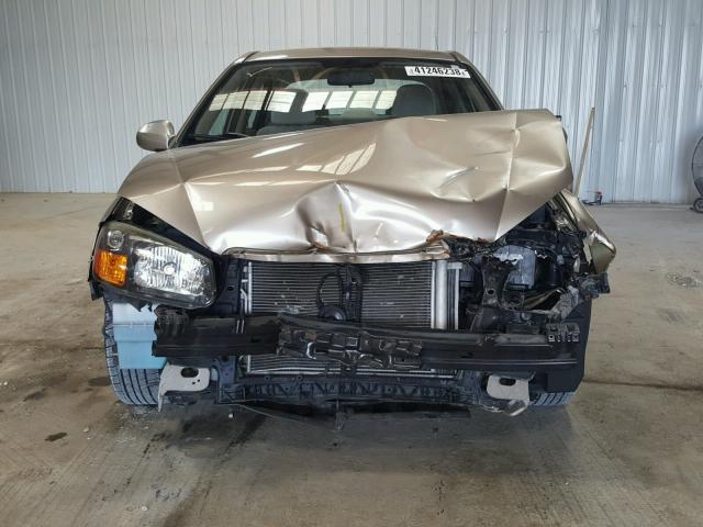 KNAFE221695591087 - 2009 KIA SPECTRA EX BEIGE photo 9