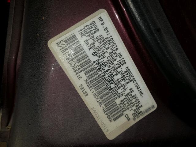 4T1BF18B6WU289658 - 1998 TOYOTA AVALON RED photo 10