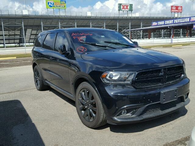 1C4RDHDG9HC771035 - 2017 DODGE DURANGO GT BLACK photo 1