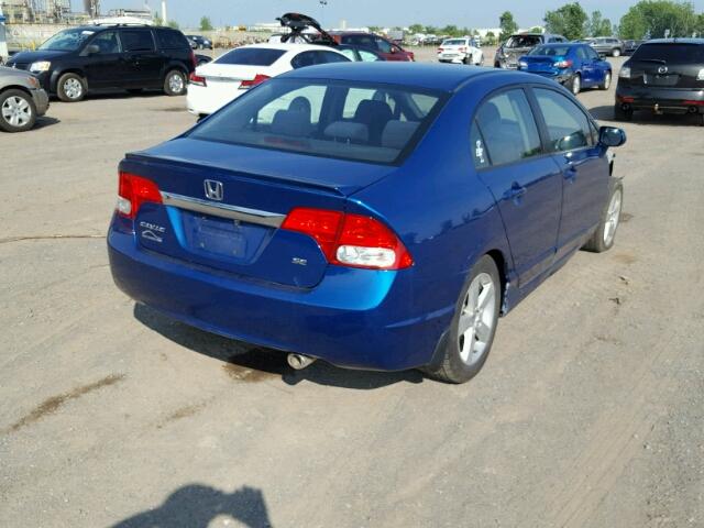 2HGFA1F64BH007316 - 2011 HONDA CIVIC LX-S Blau Foto 4
