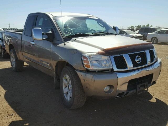 1N6AA06BX6N539339 - 2006 NISSAN TITAN SILVER photo 1