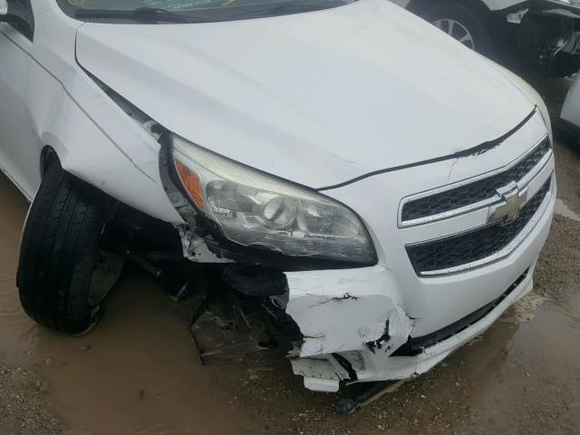 1G11D5RR7DF111342 - 2013 CHEVROLET MALIBU 1LT WHITE photo 9