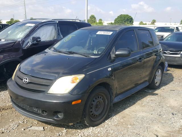 JTKKT624X50092091 - 2005 TOYOTA SCION XA შავი ფოტო 2