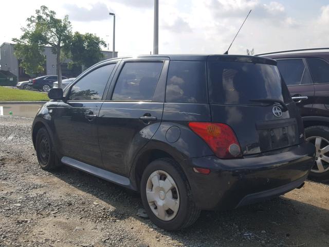 JTKKT624X50092091 - 2005 TOYOTA SCION XA შავი ფოტო 3