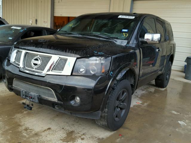 5N1BA08D88N622871 - 2008 NISSAN ARMADA BLACK photo 2