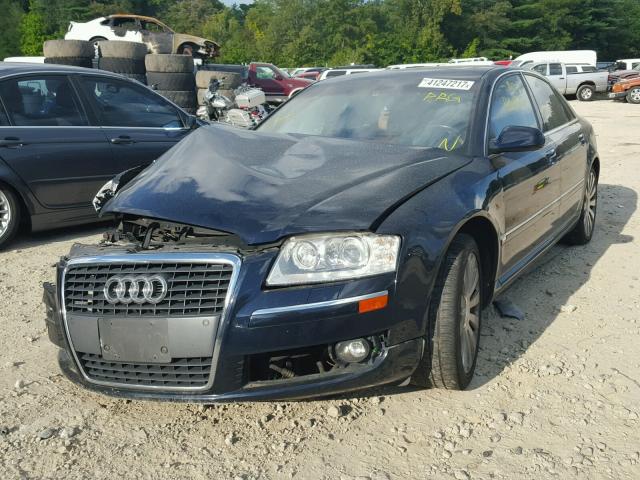 WAULV44E17N023891 - 2007 AUDI A8 4.2 QUA BLUE photo 2